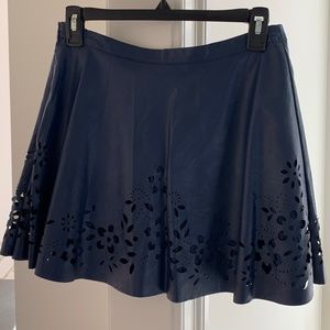 A&F A-Line Leatherette Skirt